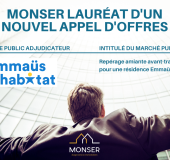 Monser partenaire d'Emmaüs Habitat