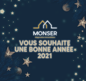 Monser vous souhaite une belle année 2021 !