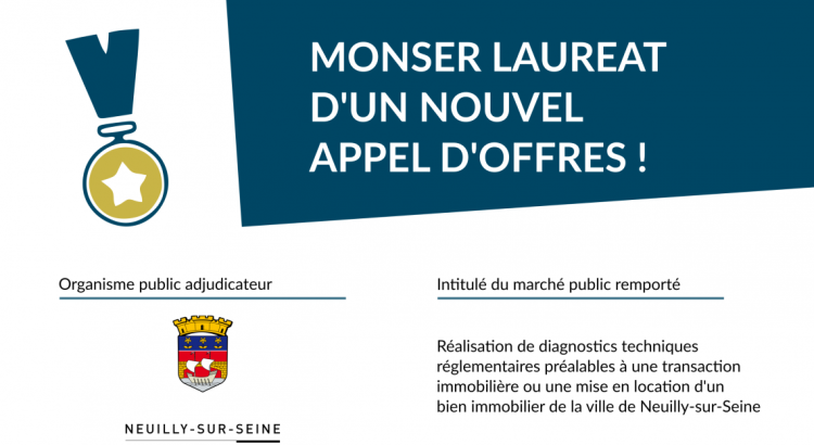 Monser partenaire de la ville de Neuilly-sur-Seine